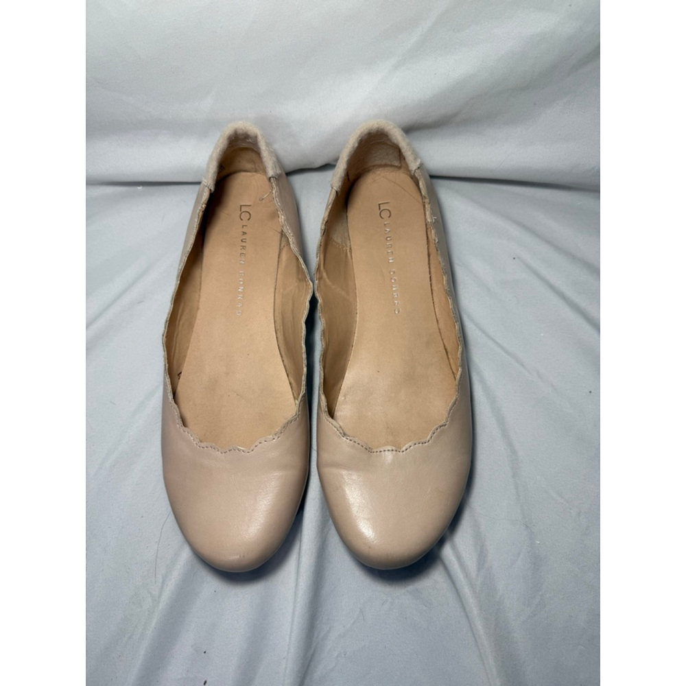Women's LC Lauren Conrad Blush Scalloped Ballet Flats 8.5